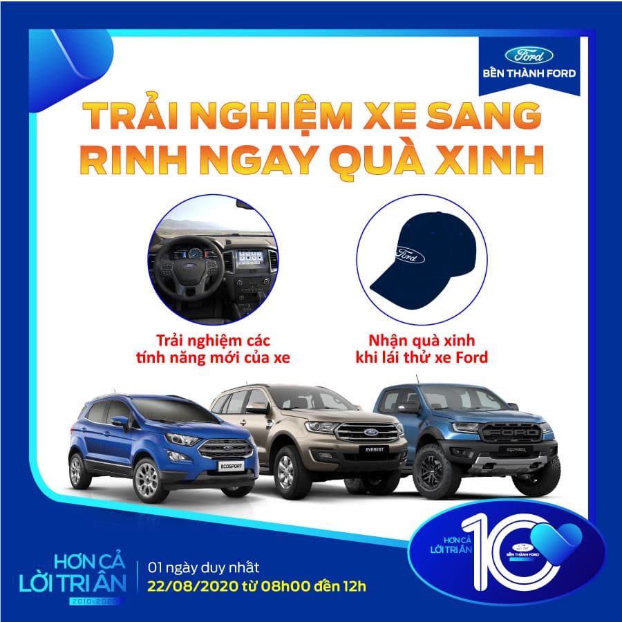 Trải nghiệm xe sang - Rinh ngay quà xinh