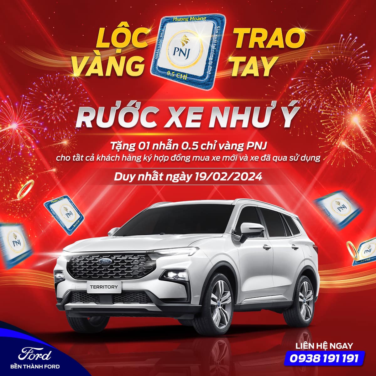 Rinh xe Ford ruoc Tai Loc tai Ben Thanh Ford