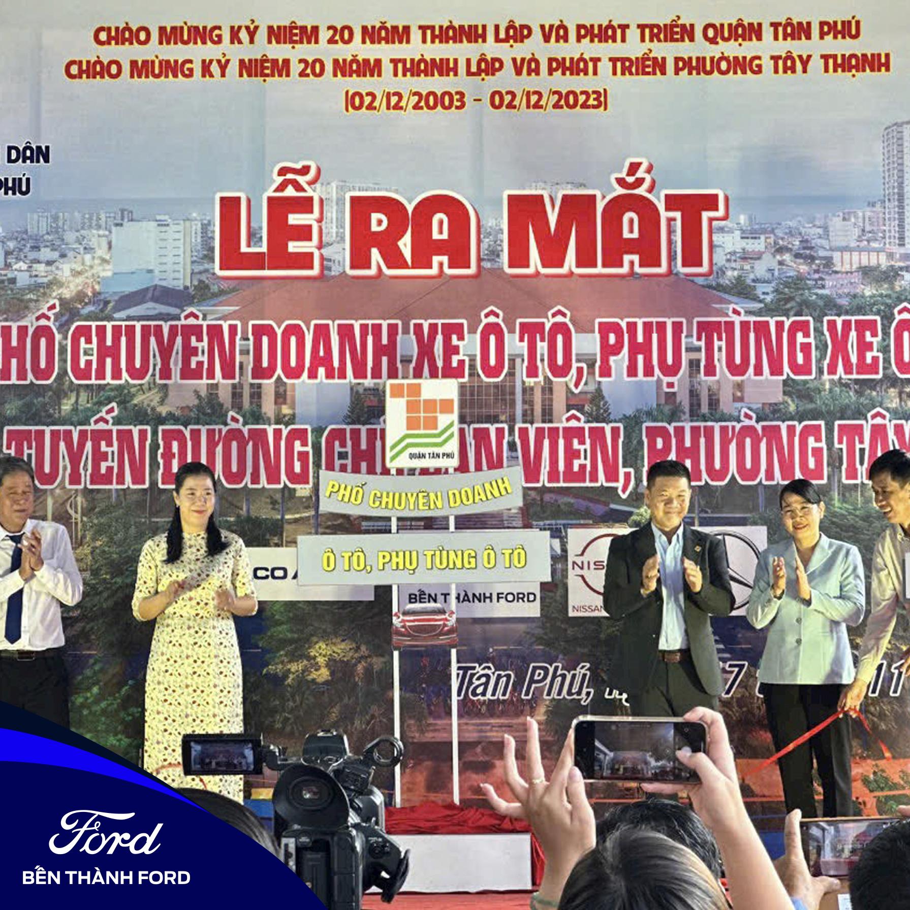 Lễ Ra Mắt Phố Chuyên Doanh Ô Tô & Phụ Tùng Ô Tô Trên Tuyến Đường Chế Lan Viên, Q. Tân Phú
