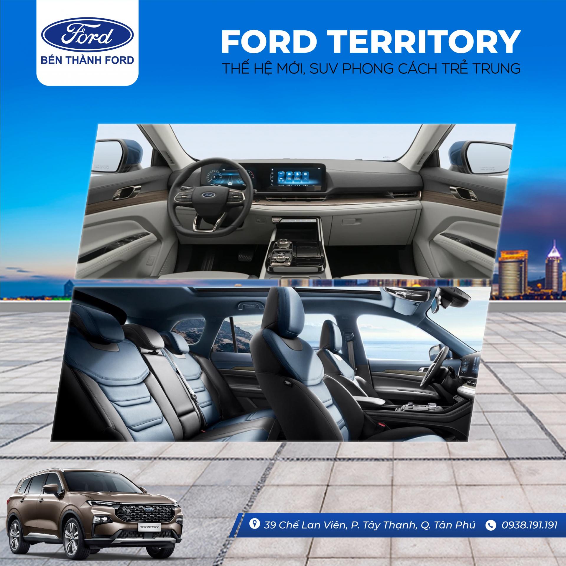BAI trai nghiem ghe lai ford territory the he moi 2023