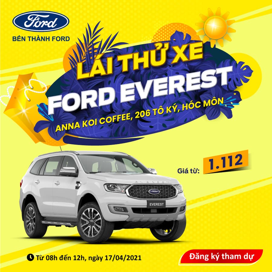 lái thử ford everest