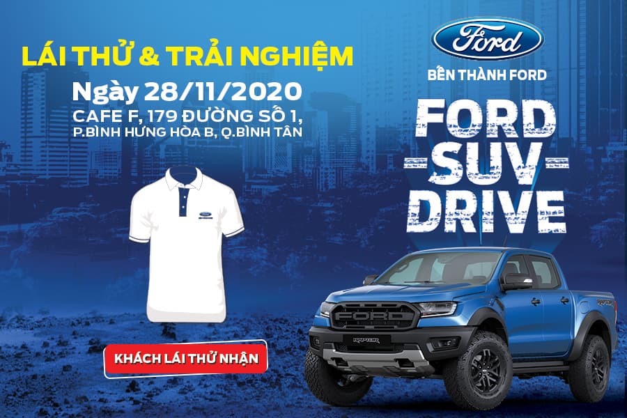 Lái thử Ford, rinh áo Ford