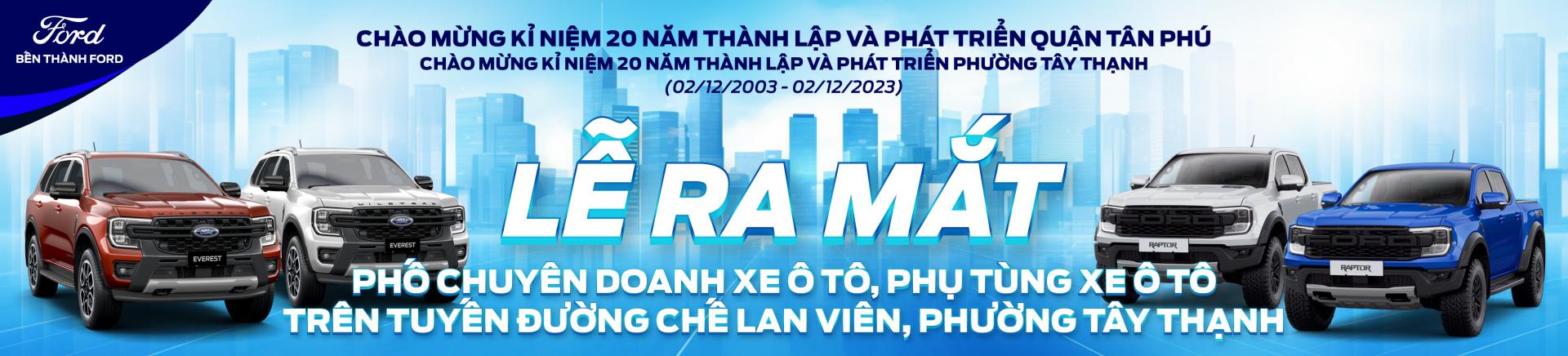 Bến Thành Ford chào mừng lễ ra mắt phố ô tô
