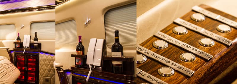 nội-thất-limousine tủ rượu