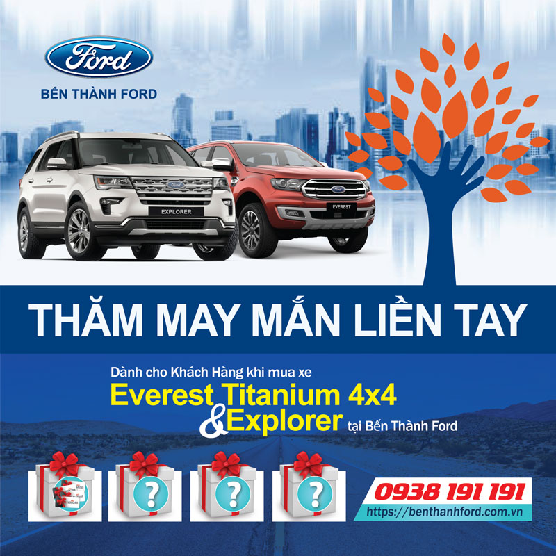 Thăm May Mắn Liền Tay - Khi mua xe Explorer và Everest