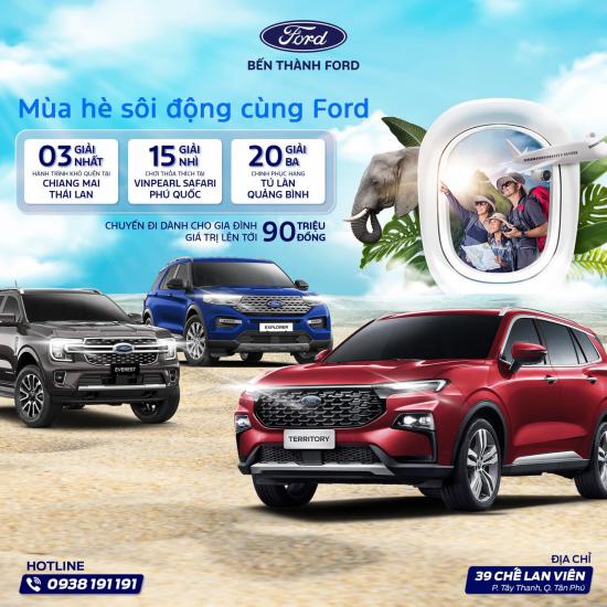 Chào hè sôi động cùng Ford, cơ hội sở hữu chuyến du lịch trị giá lên tới 90 triệu đồng