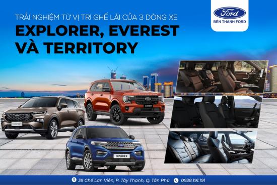 Trải nghiệm cực mê khi lái thử xe Ford Thế hệ mới tại Showroom Chế Lan Viên