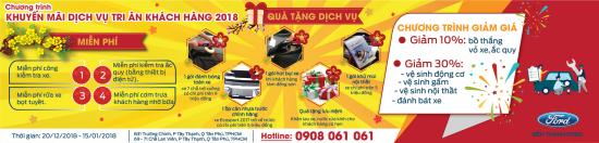Chương Trình TRI ÂN KHÁCH HÀNG DỊCH VỤ 2018