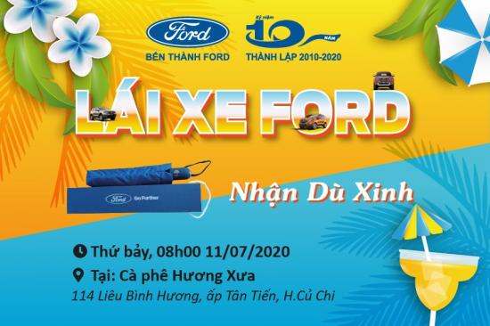 Lái xe Ford - Nhận Dù Xinh - Tại Củ Chi