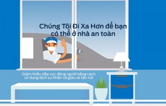 Dịch vụ nhận và giao xe tận nơi tại Bến Thành Ford