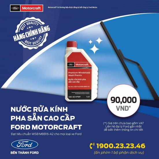 Nước rửa kính pha sẵn cao cấp Ford Motocraft