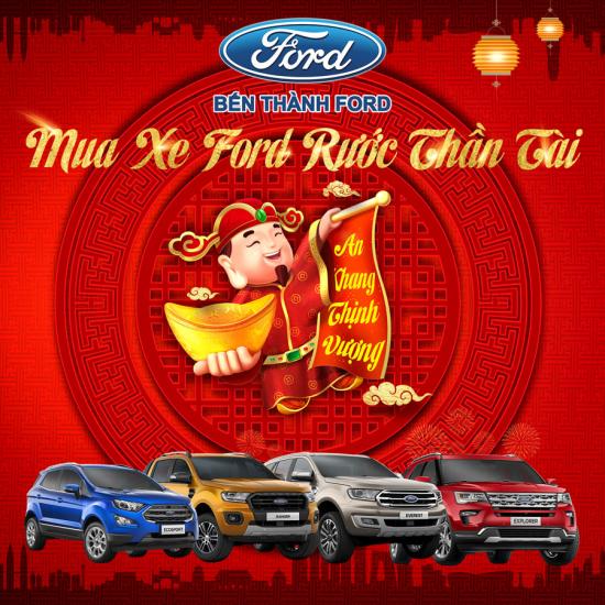 HÁI LỘC ĐẦU XUÂN - MUA XE FORD RƯỚC THẦN TÀI