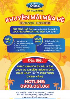 Khuyến mãi khủng, cơ hội tốt nhất trong năm tại Bến Thành Ford