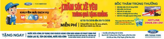 MAY MẮN SINH ĐÔI, NHẬN QUÀ GẤP BỘI CHƯƠNG TRÌNH BỐC THĂM TRÚNG THƯỞNG VÀ NHẬN QUÀ TẠI BẾN THÀNH FORD!!!
