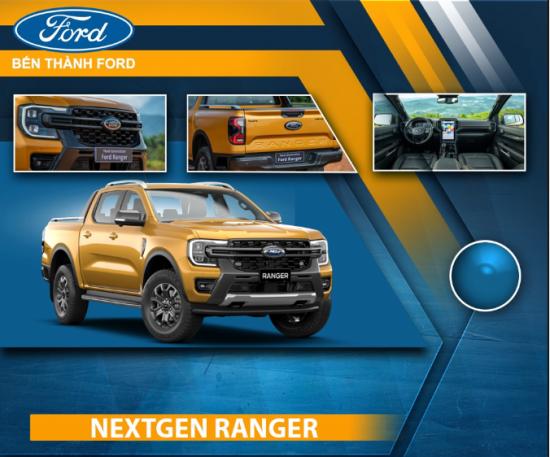 Giá lăn bánh Ford Ranger 2023 ở tỉnh và Tp.HCM