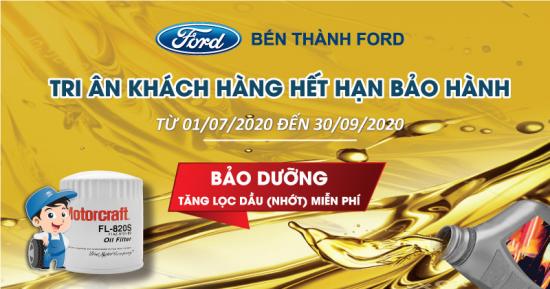 Tặng lọc dầu (nhớt) miễn phí tháng 07/2020