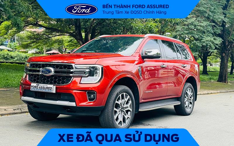 Ford Everest Titanium 2.0L 2022 Đỏ Cam