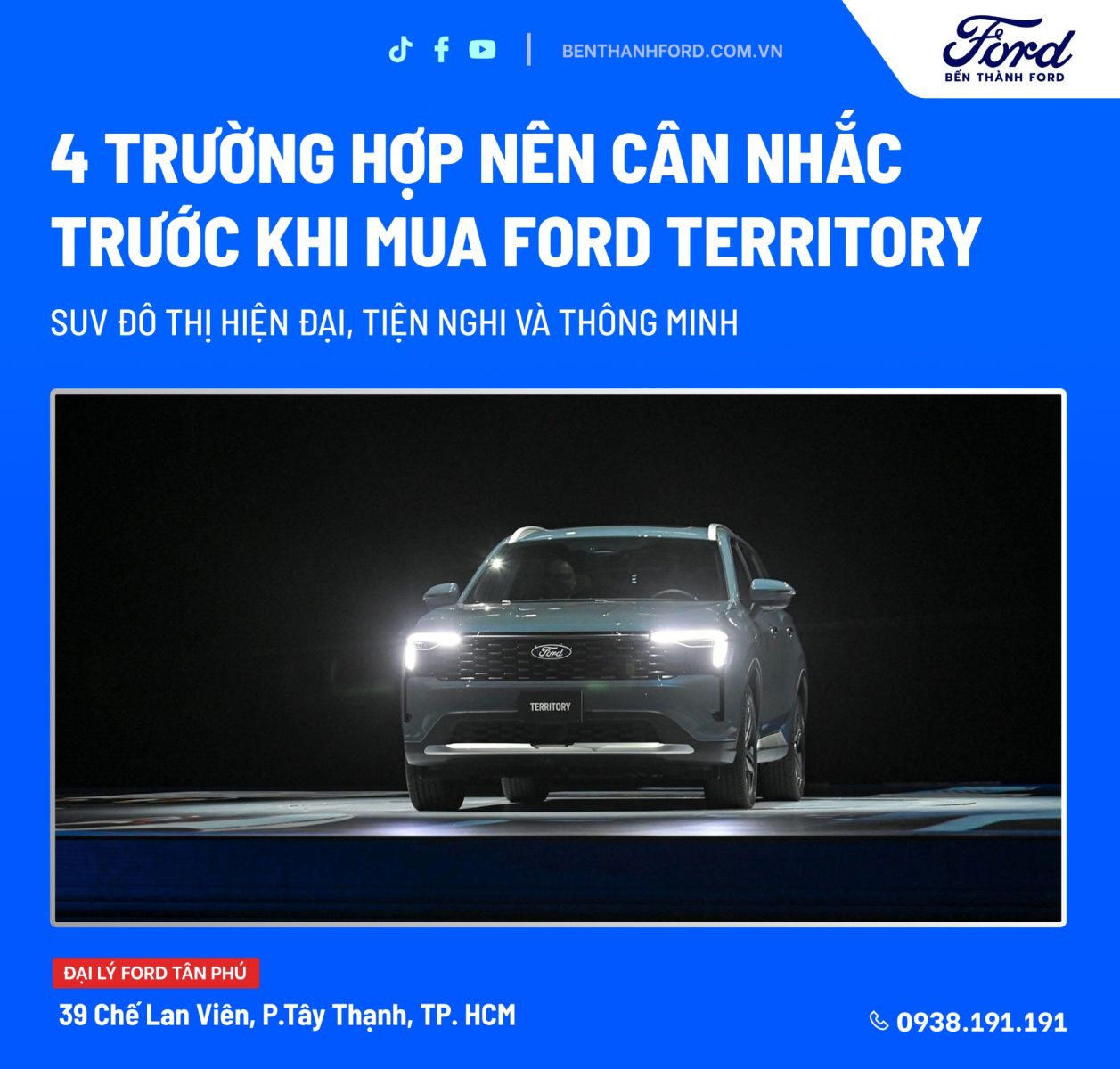 4 TRƯỜNG HỢP  NÊN CÂN NHẮC TRƯỚC KHI MUA  FORD TERRITORY?