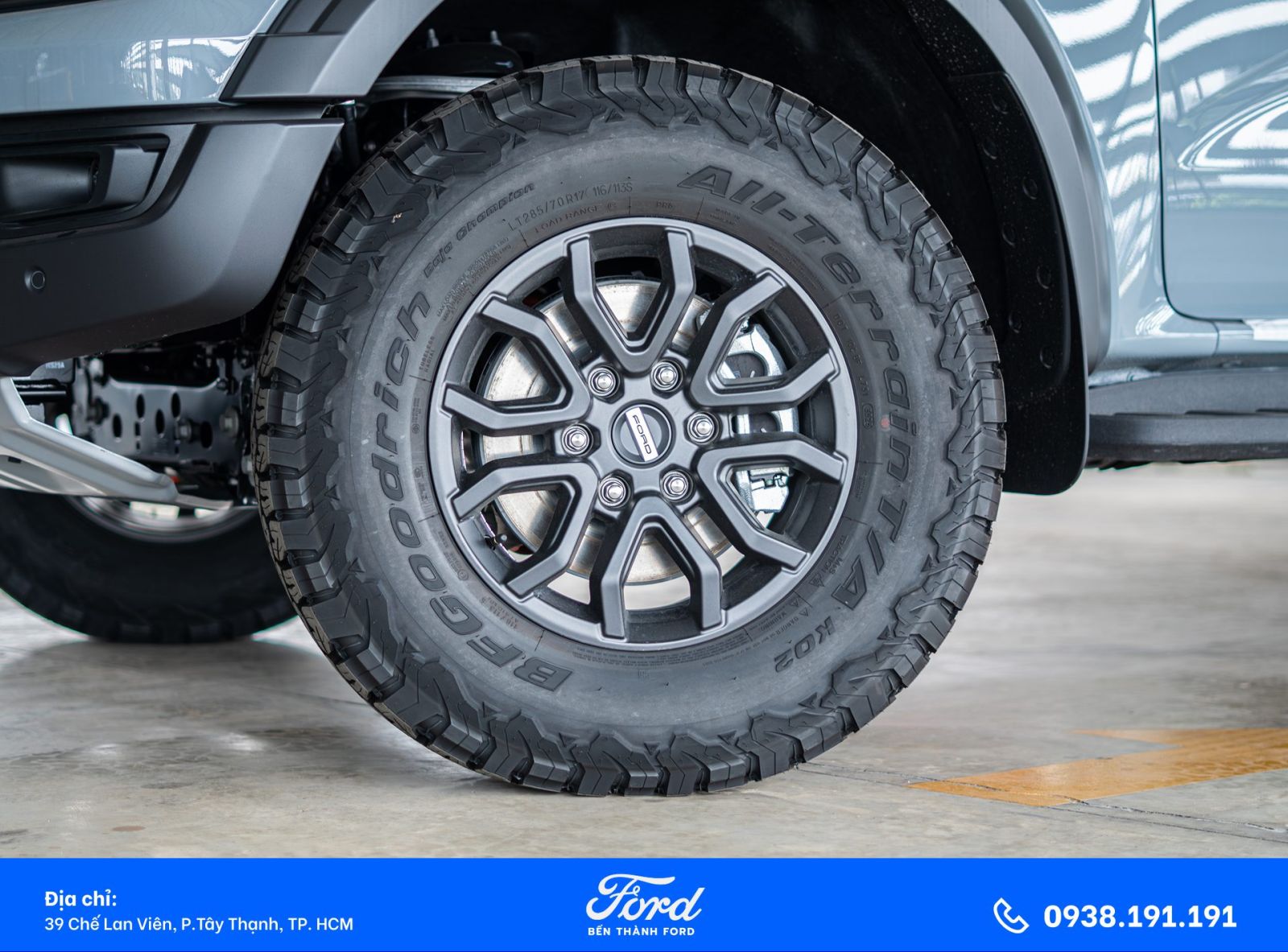 Bánh xe ranger raptor 2026