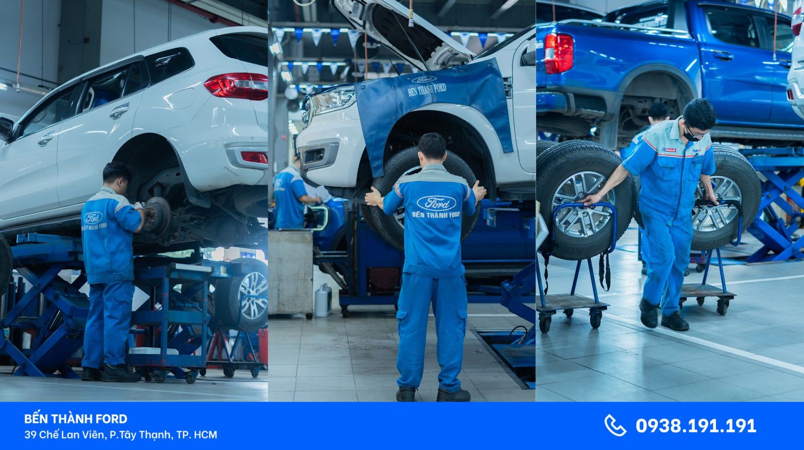 Bảo dưỡng xe Ford tại Bến Thành Ford