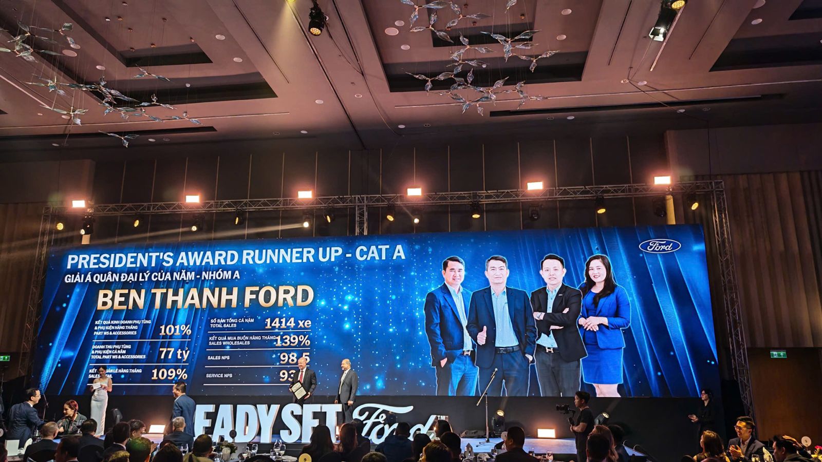 Ben thanh ford nhan giai thuong tai hoi nghi dai ly ford toan quoc 2025