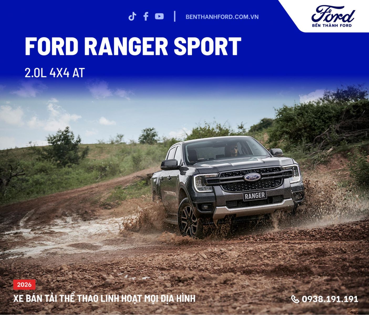 FORD RANGER SPORT THẾ HỆ MỚI