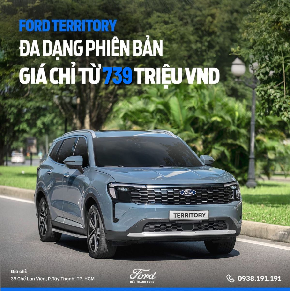Ford Territory thế hệ mới đa dạng phiên bản