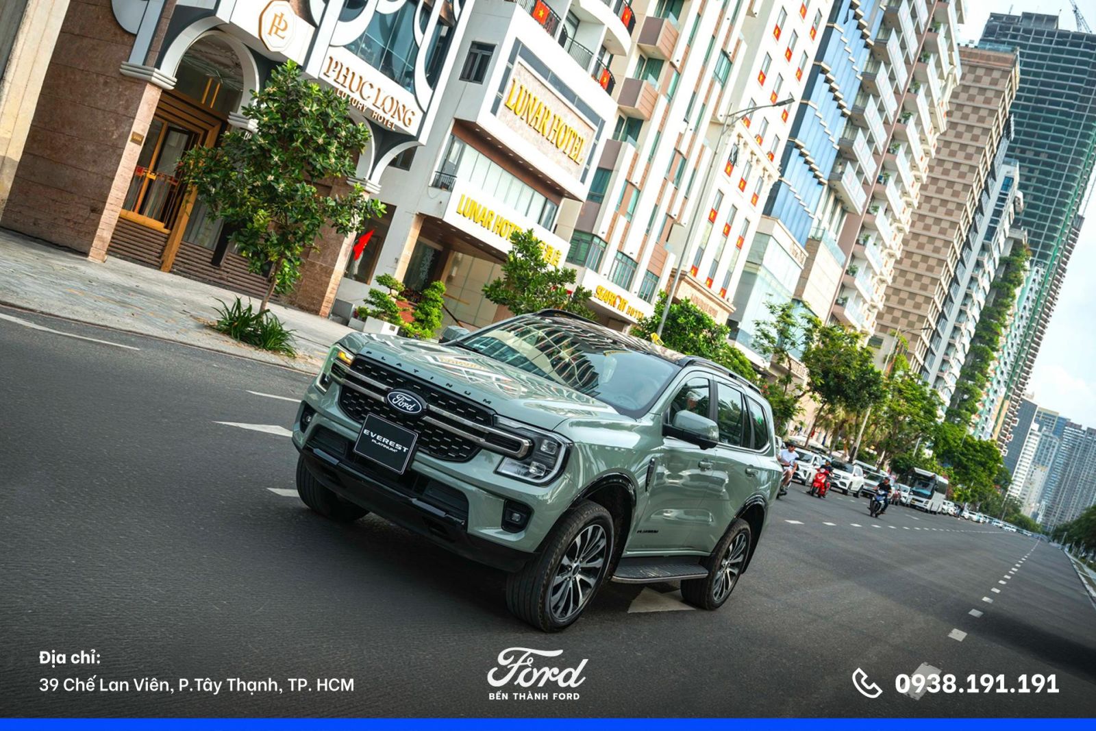 Ford Everest Platinum+ MỚI động cơ mạnh mẽ