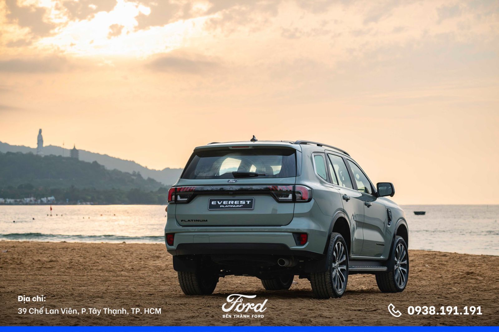 Ford Everest Platinum+ MỚI đuôi xe