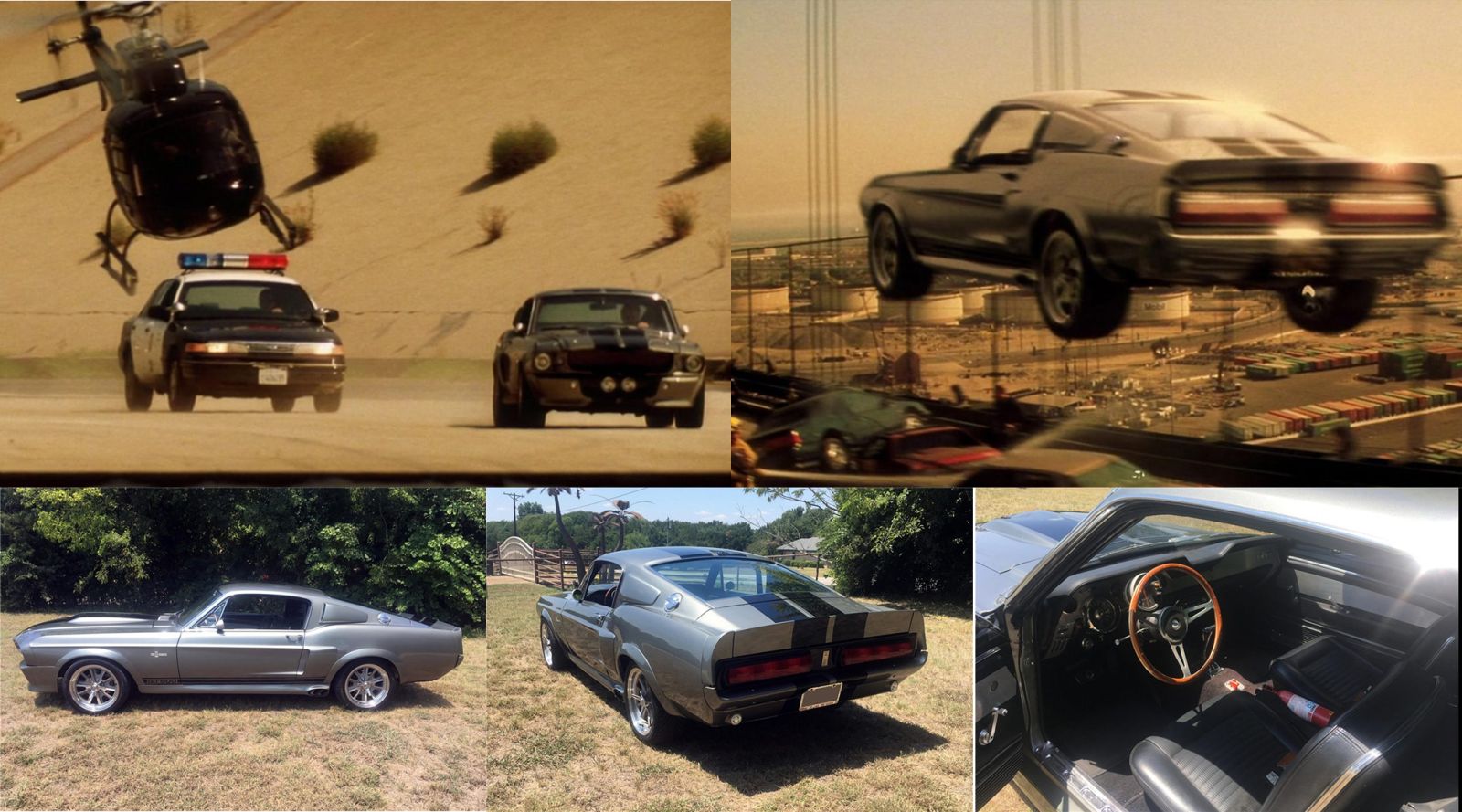 Ford Mustang "Eleanor" trong bom tấn "Gone in 60 seconds"