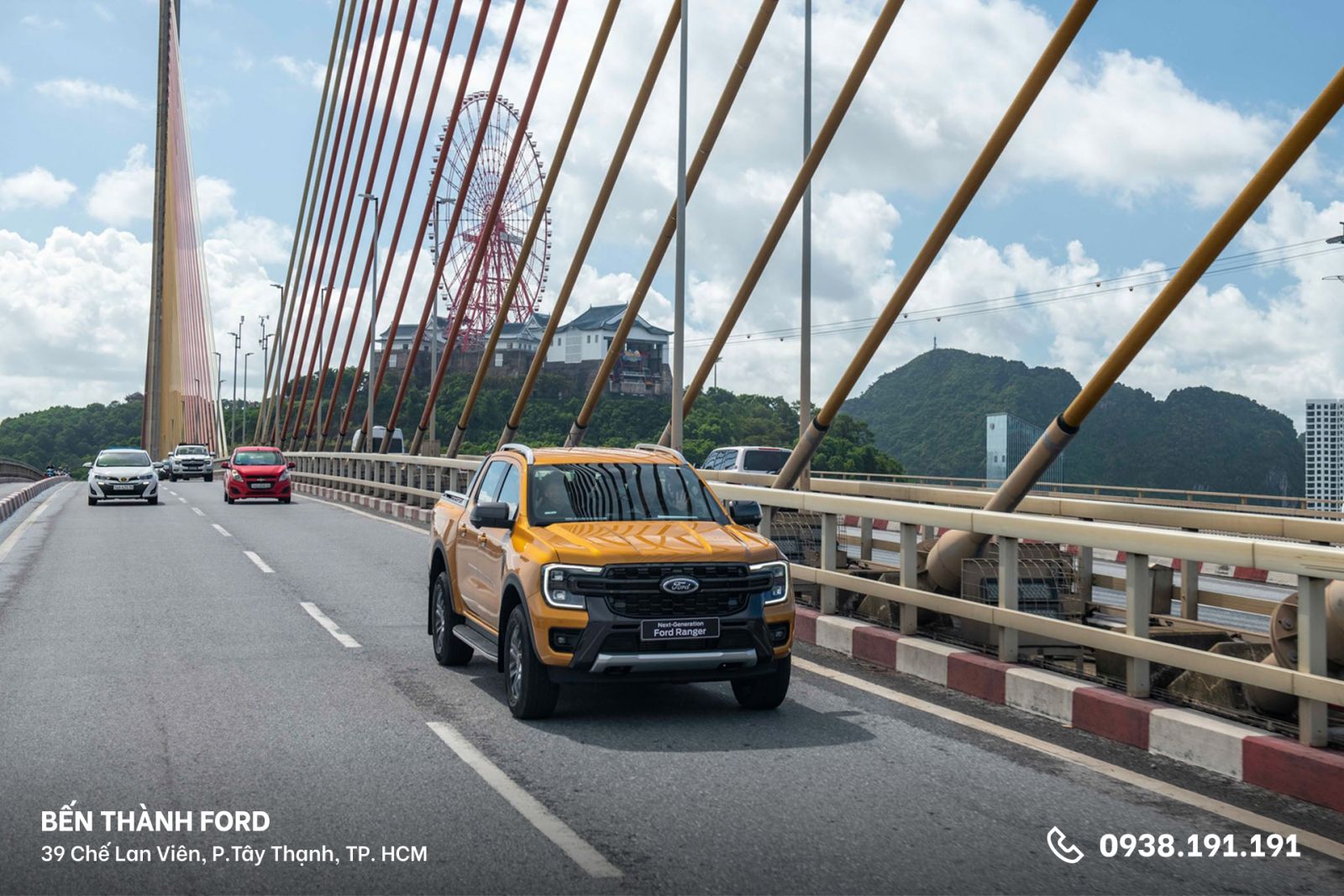 Ford Ranger Wildtrak đi phố