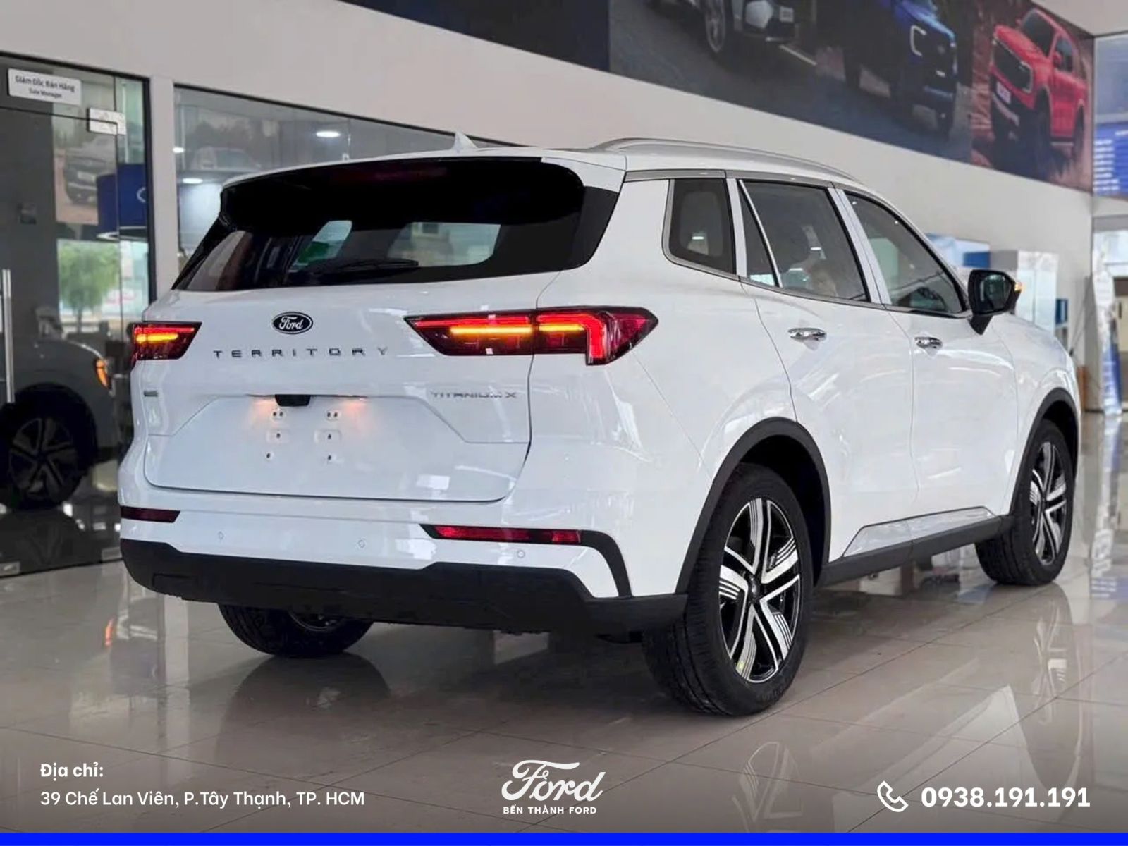 Ford Territory Titanium X đuôi xe