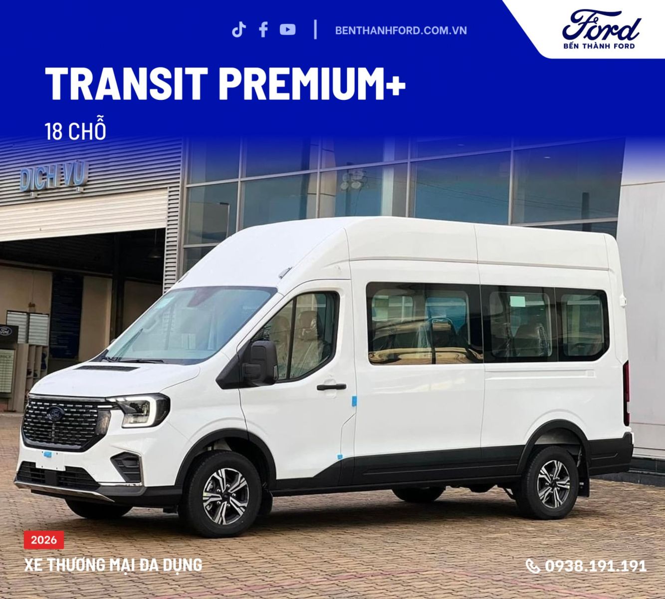 Ford Transit Premium 16 Chỗ