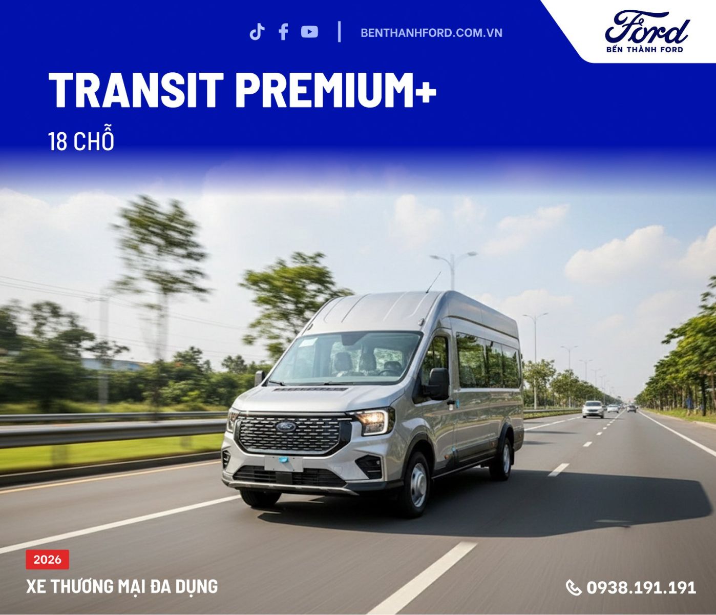 Ford Transit thế hệ mới 