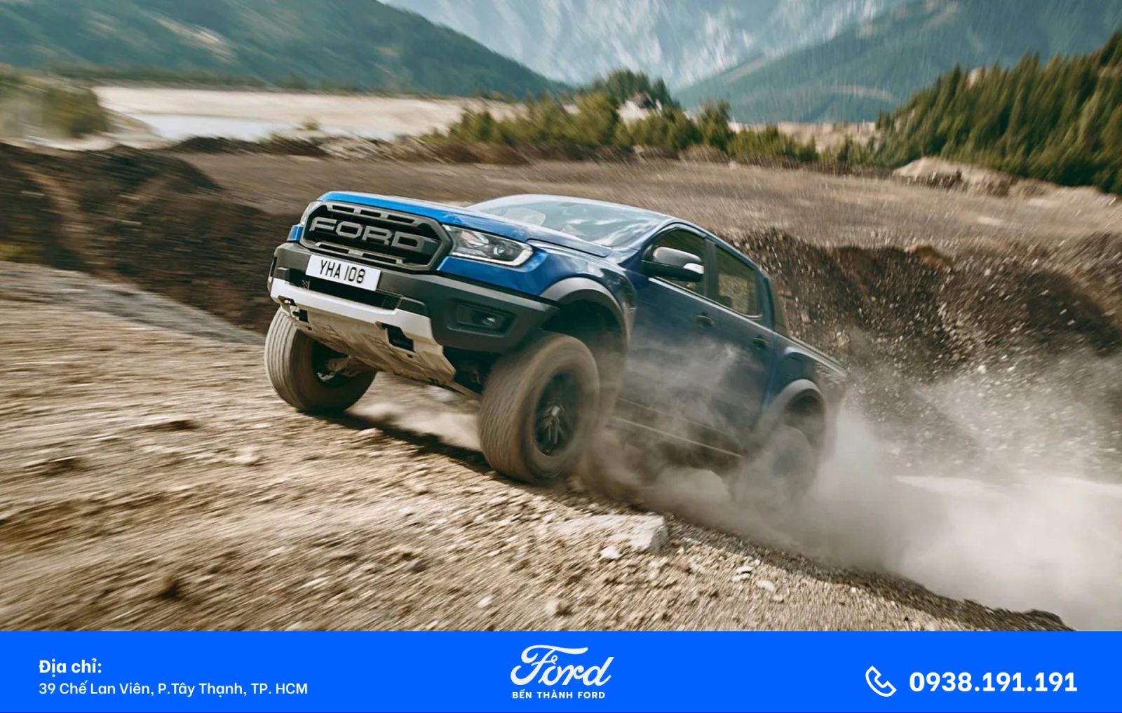 Ford ranger raptor động cơ mạnh mẽ