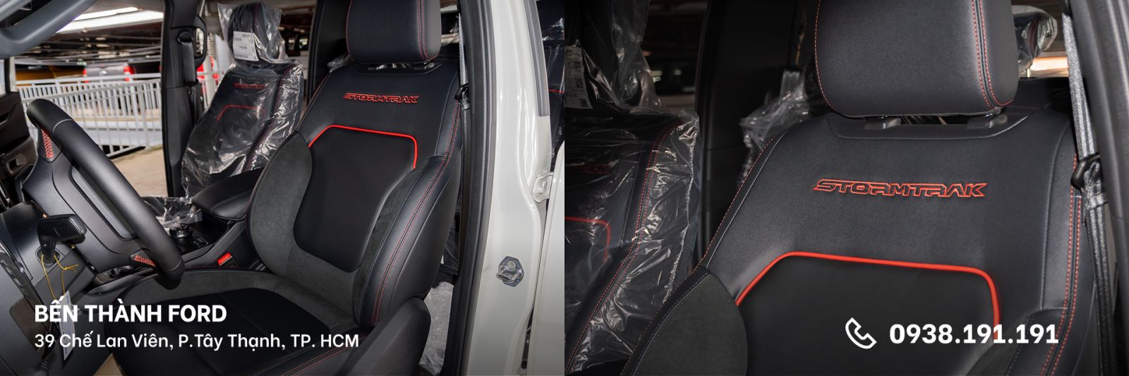 Ghế ngồi Ford Ranger Stormtrak 2026