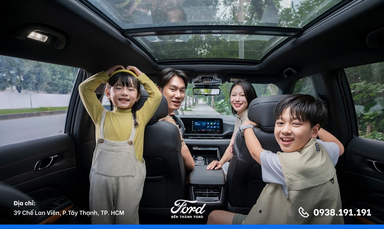 Không gian nội thất Ford Territory next gen 2026