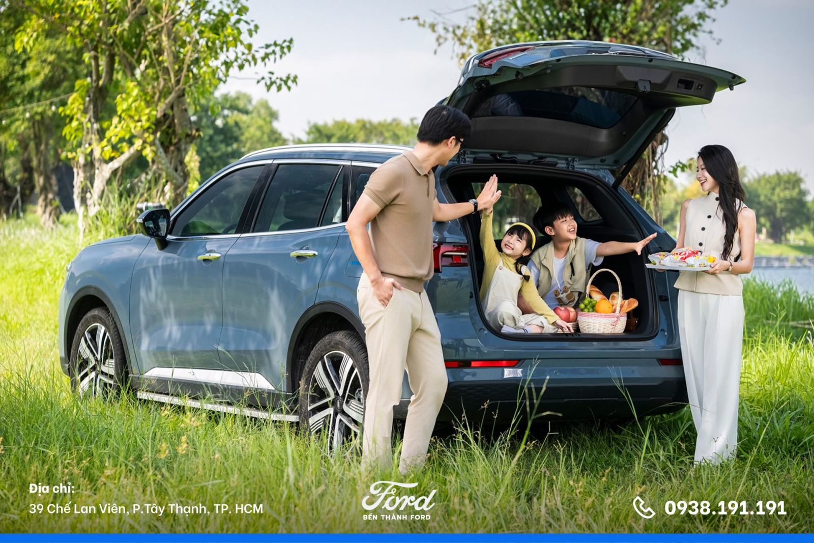 Khoang hành lý Ford Territory