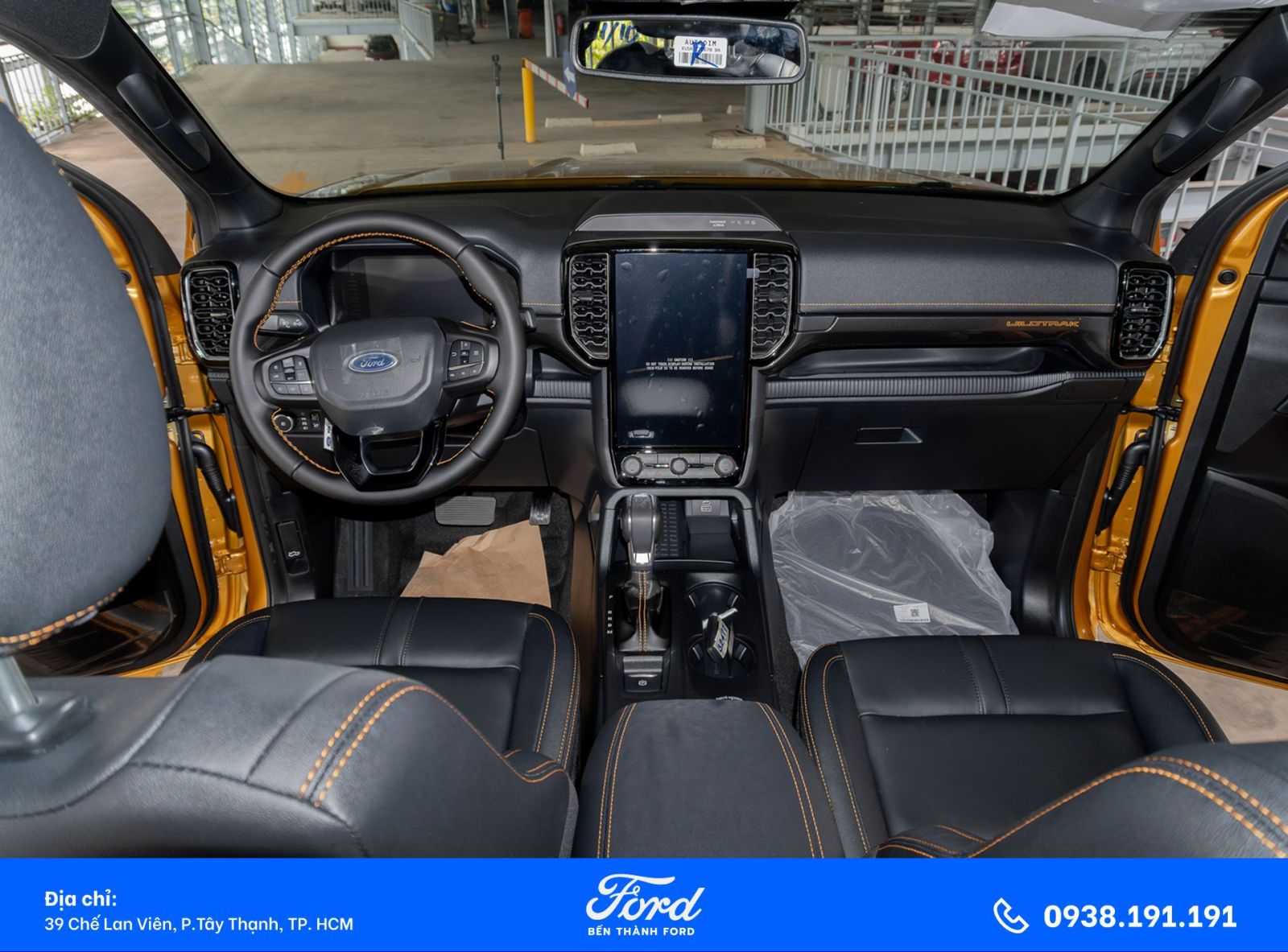 Khoang lái trước wildtrak thế hệ mới