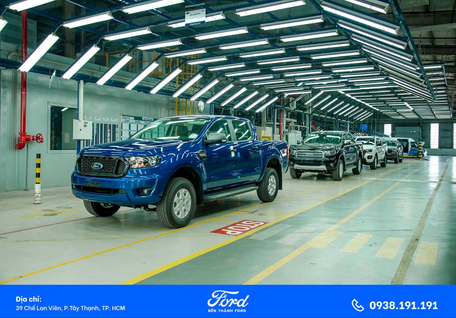 Lắp ráp xe Ford tại nhà máy Ford 