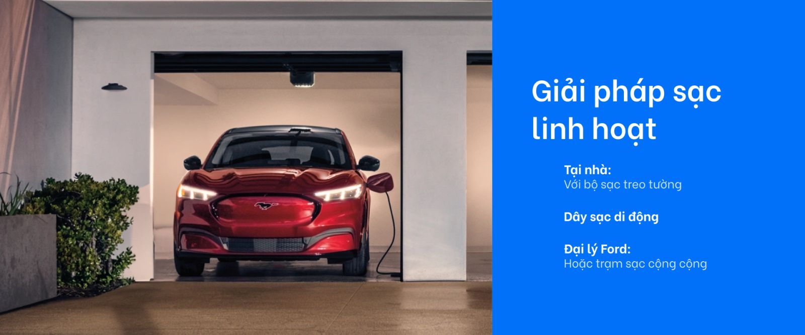 Ford EV cung cấp giải pháp sạc linh hoạt