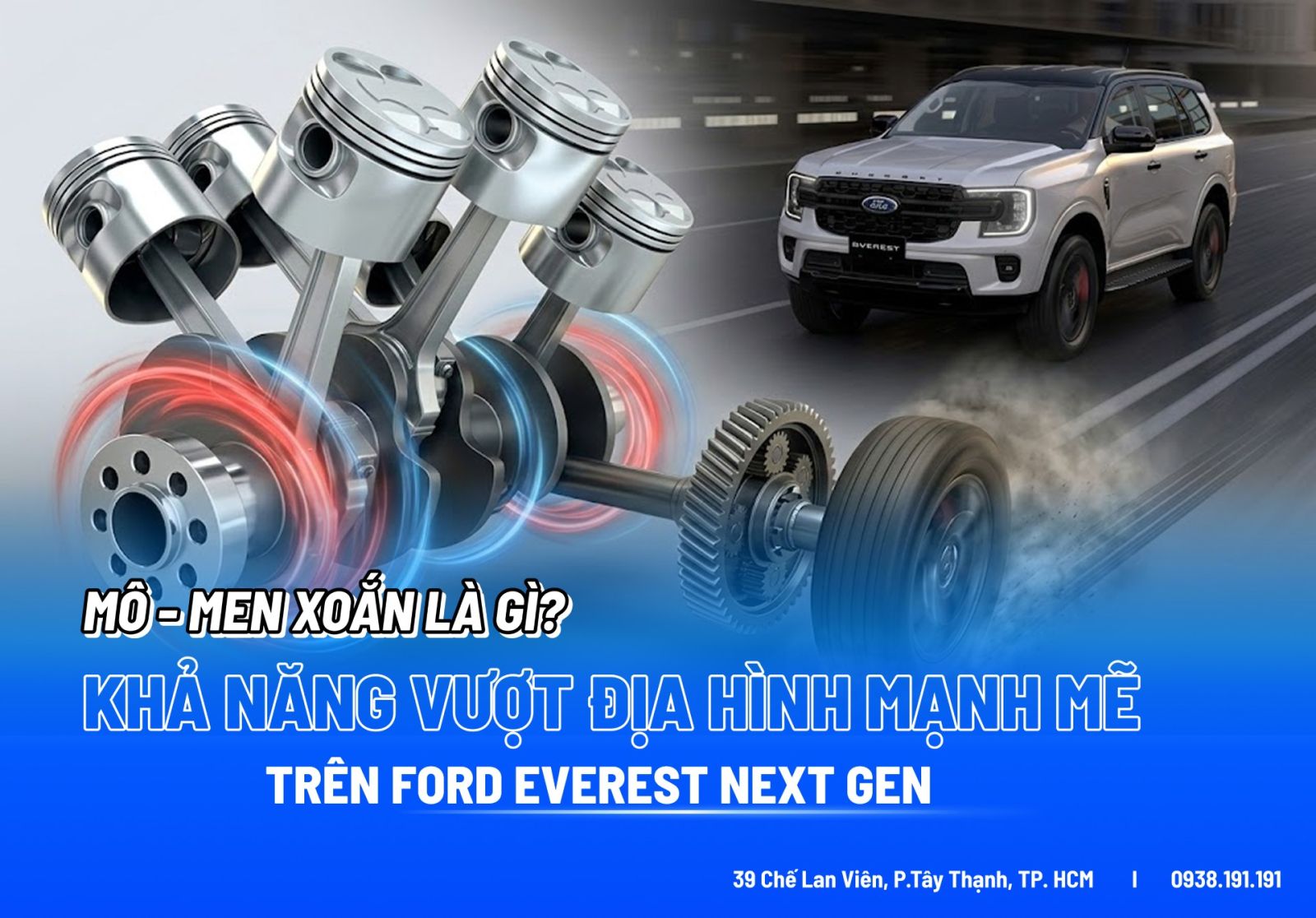 Mô-men Xoắn Là Gì? Khả Năng Vượt Địa Hình Mạnh Mẽ Trên Ford Everest