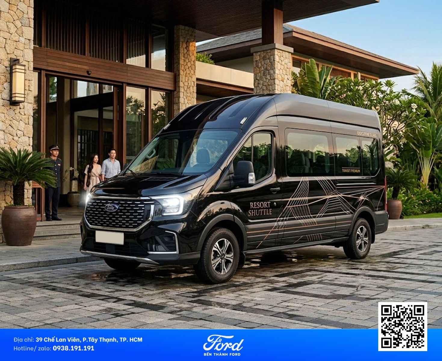 Mua xe van Ford transit 