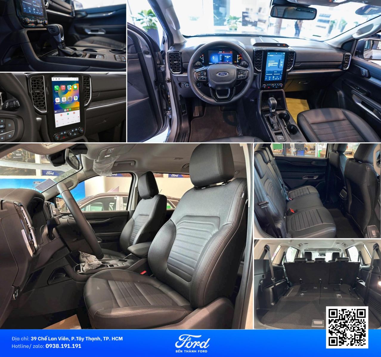 NỘI THẤT XE FORD EVEREST SPORT SE PHIÊN BẢN ĐẶC BIỆT