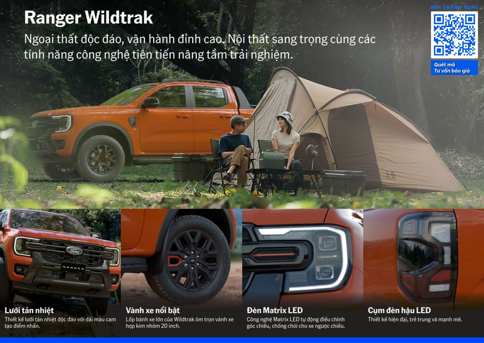 RANGER WILDTRAK V6 MỚI 2026 NHẬN DIỆN MỚI