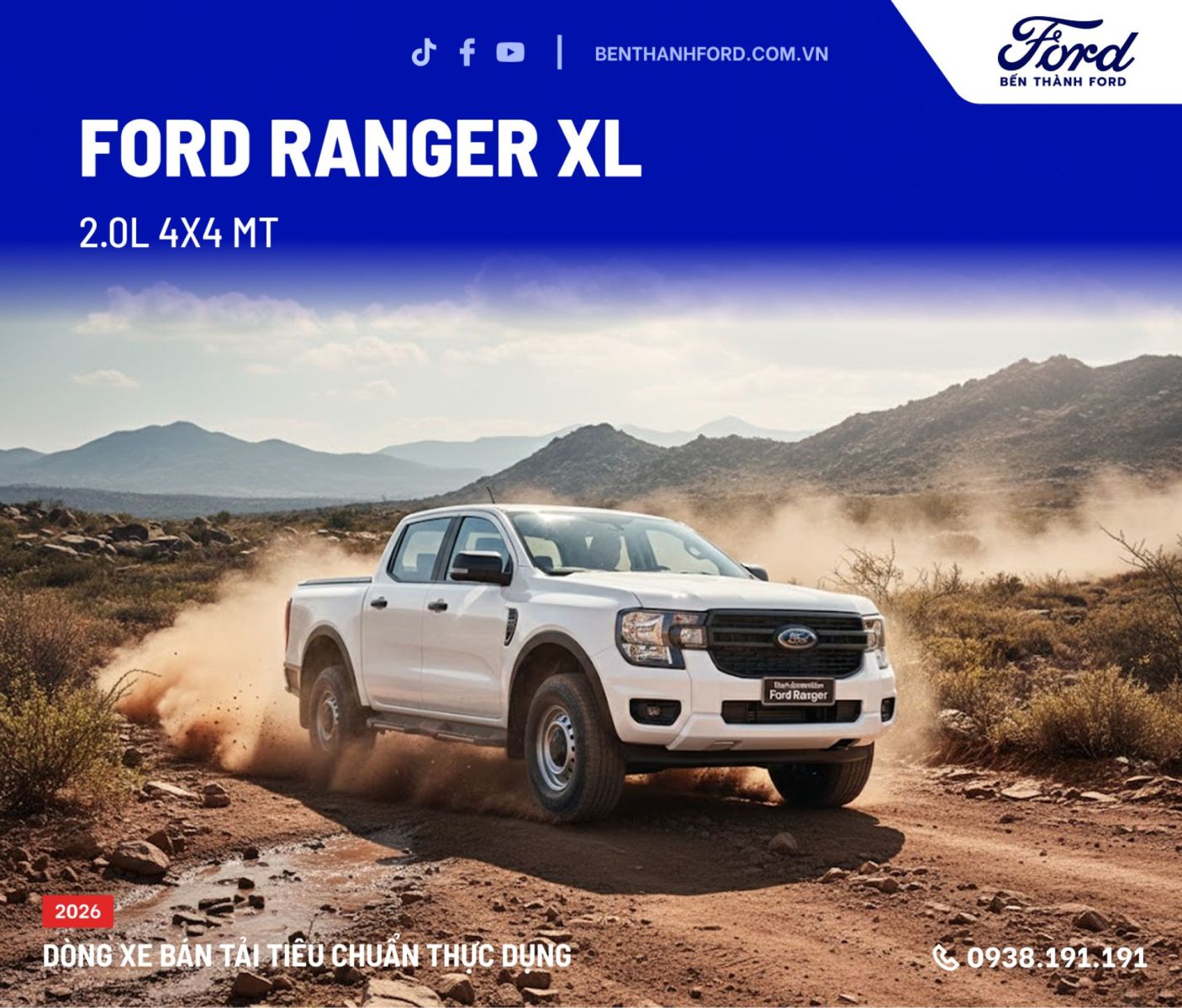 RANGER XL 2.0L 4X4 MT