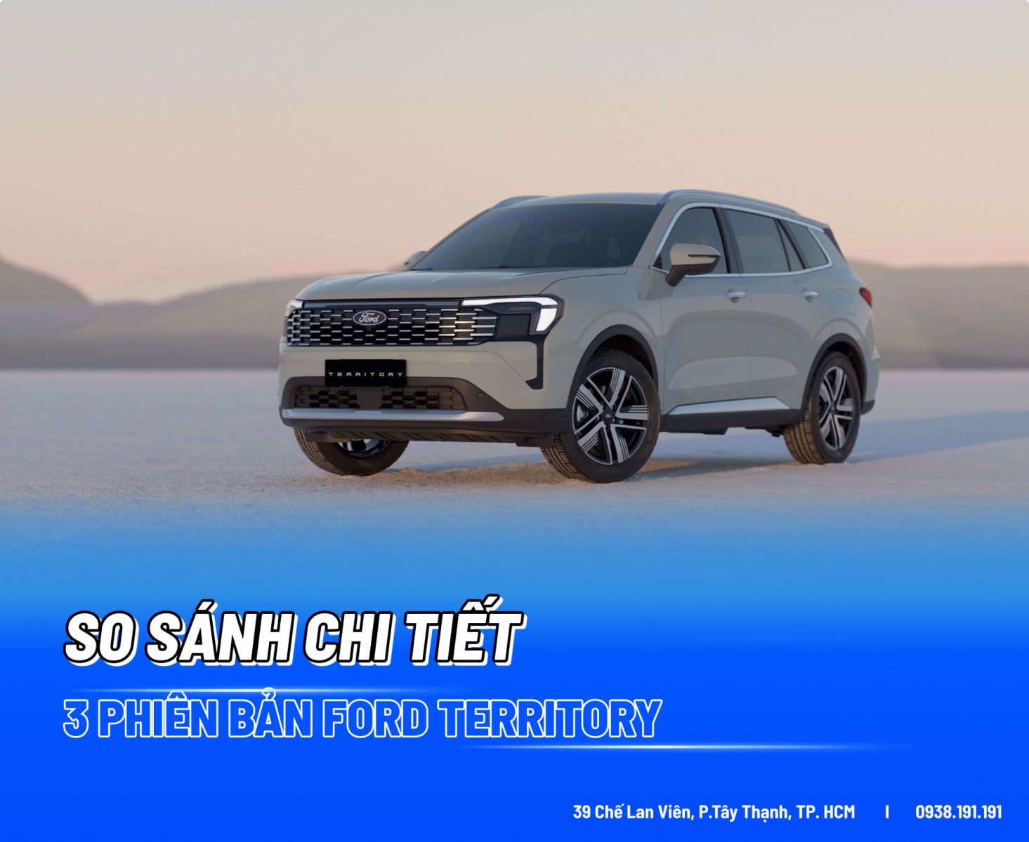 So Sánh Chi Tiết 3 Phiên Bản Ford Territory 