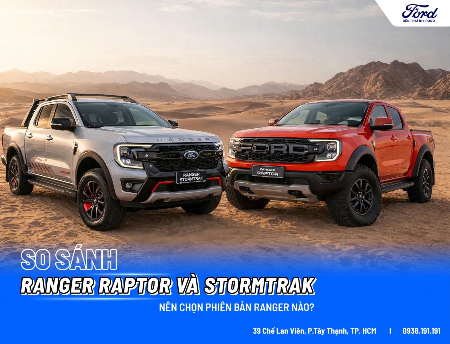 So Sánh Ford Ranger Raptor Và Stormtrak: Nên Chọn Phiên Bản Ranger Nào?
