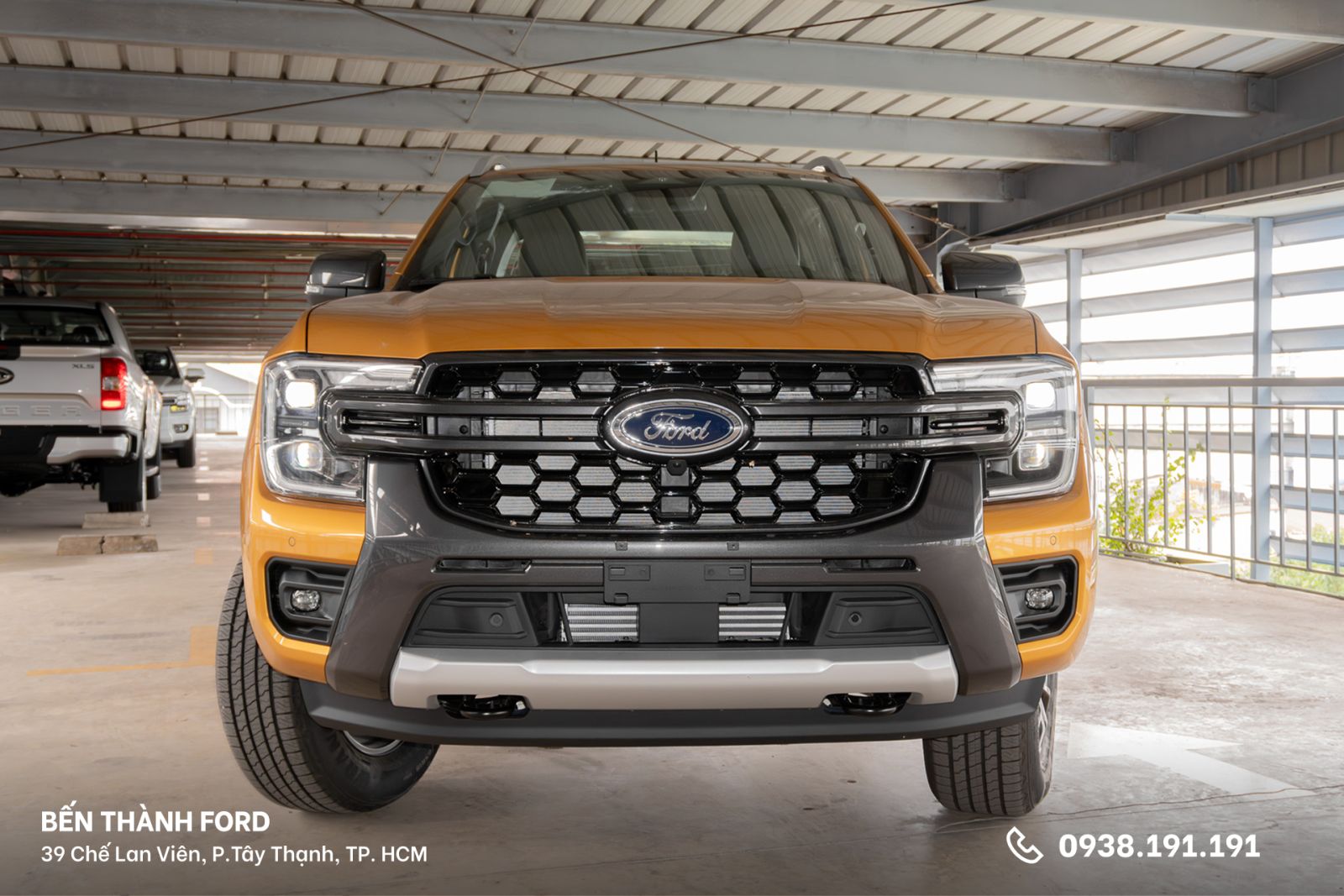 thiết kế đầu xe Ford Ranger Wildtrak