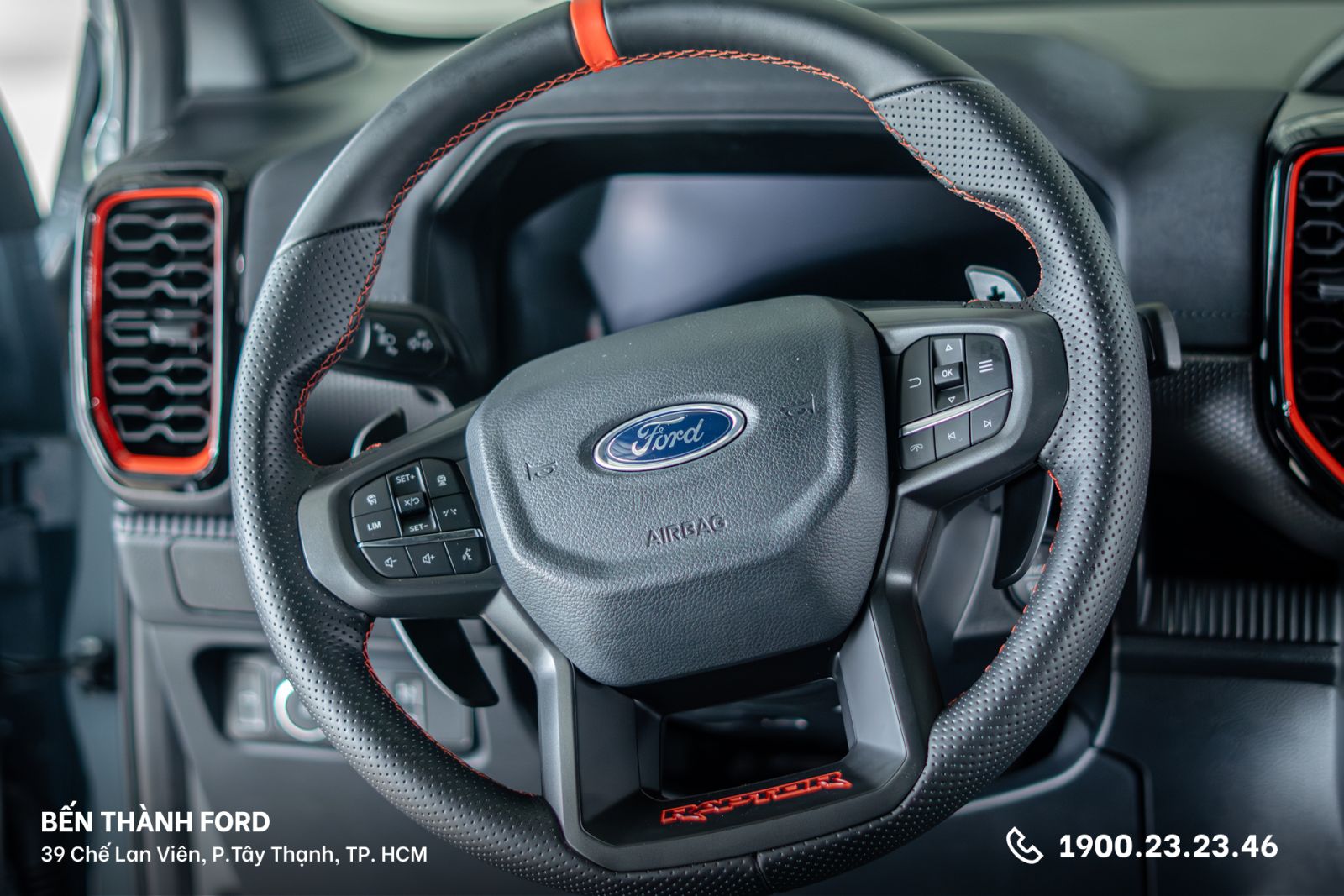 vô lăng Ford Ranger Raptor thế hệ mới 